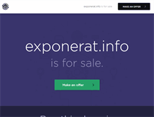 Tablet Screenshot of exponerat.info